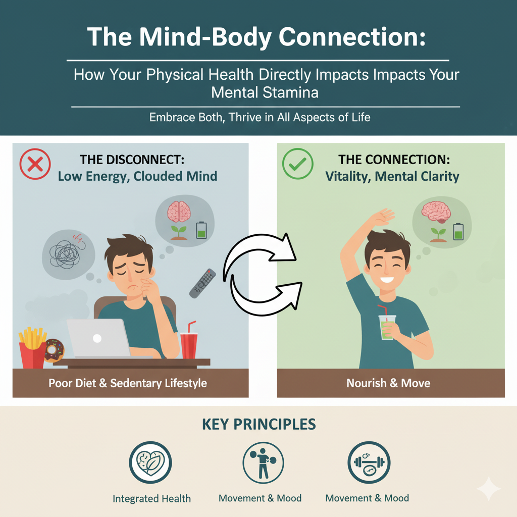 The Mind-Body Connection: How Your Physical Health Directly Impacts Your Mental Stamina 💪🧠