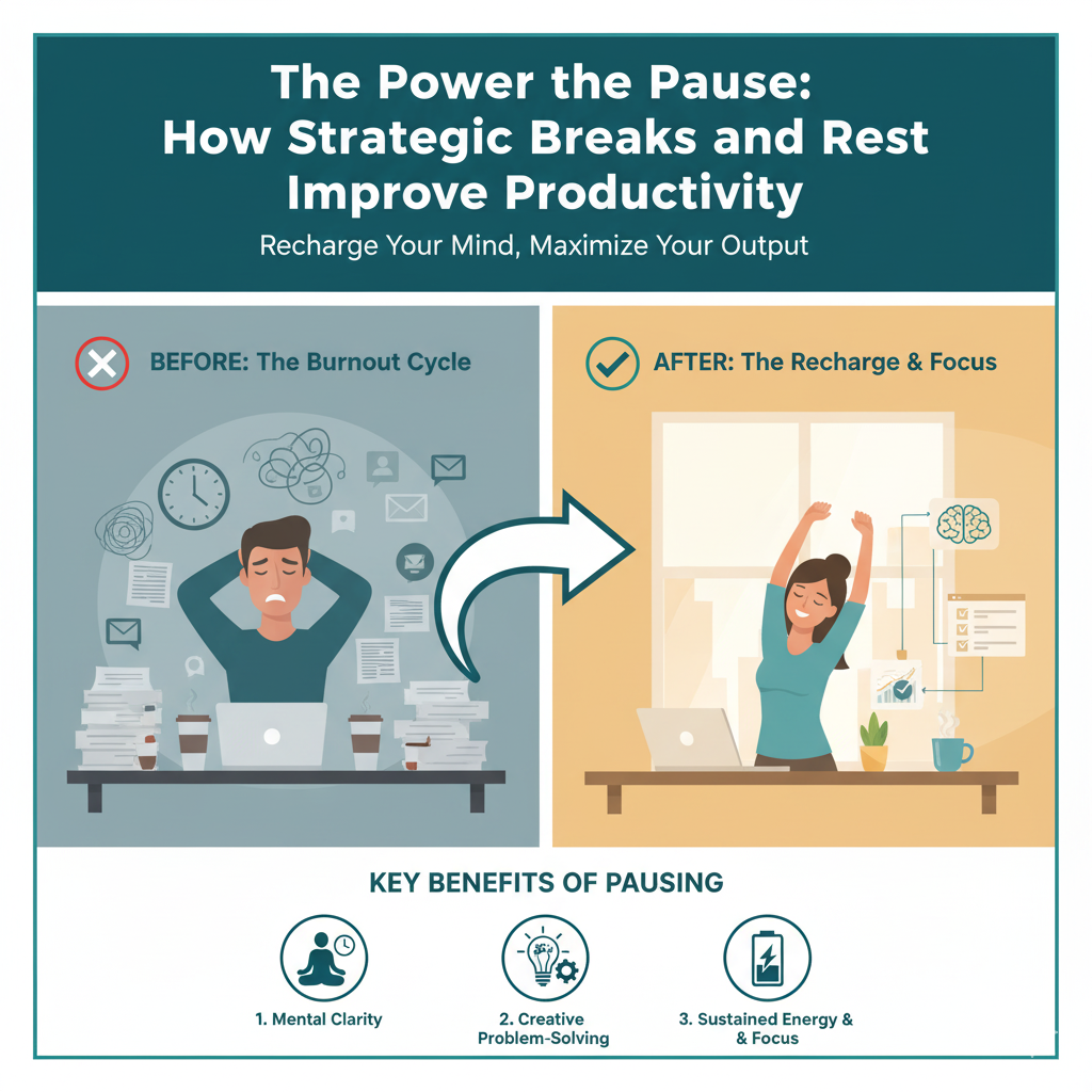 The Power of the Pause: How Strategic Breaks and Rest Improve Productivity ⏸️🚀