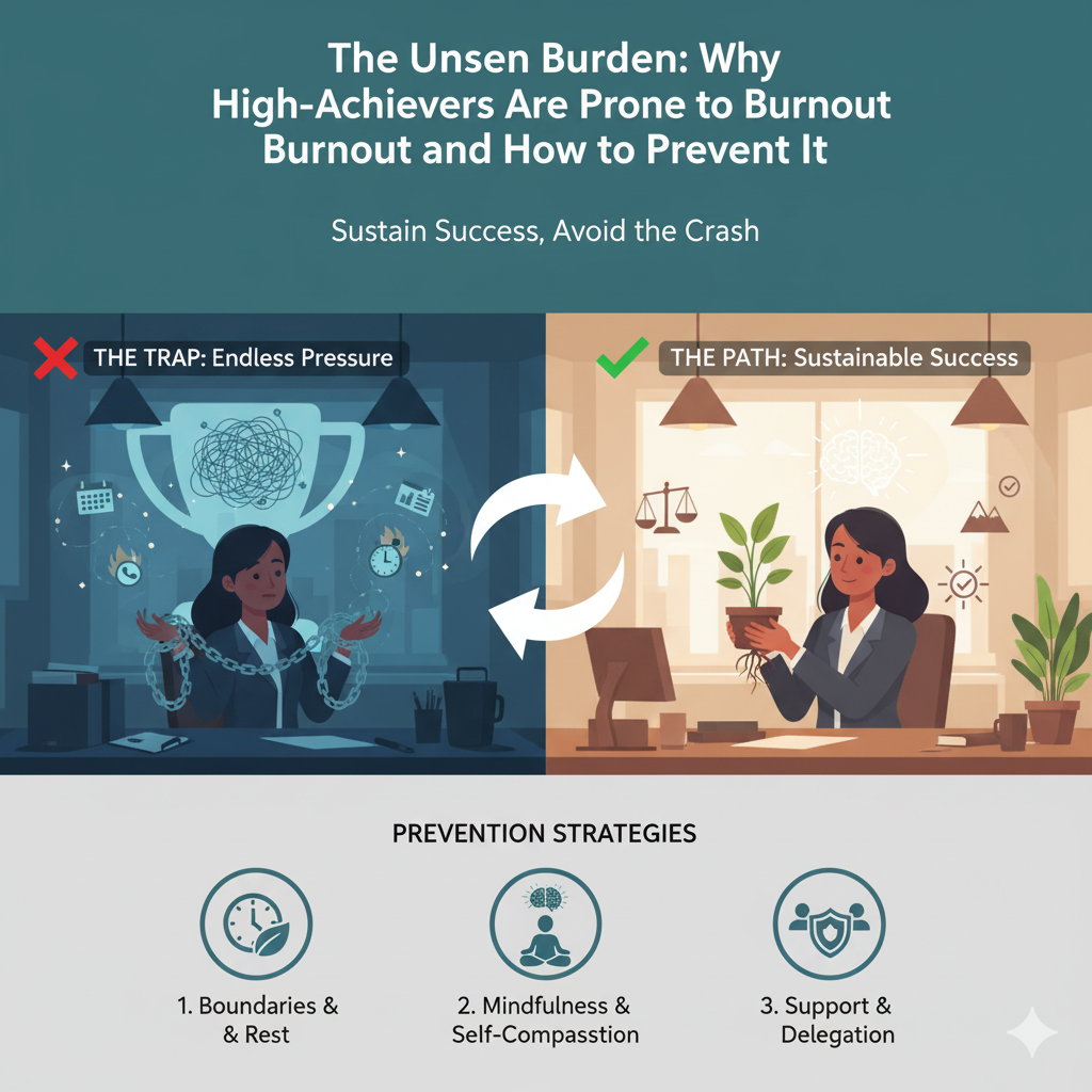 The Unseen Burden: Why High-Achievers Are Prone to Burnout and How to Prevent It 🚀🔥