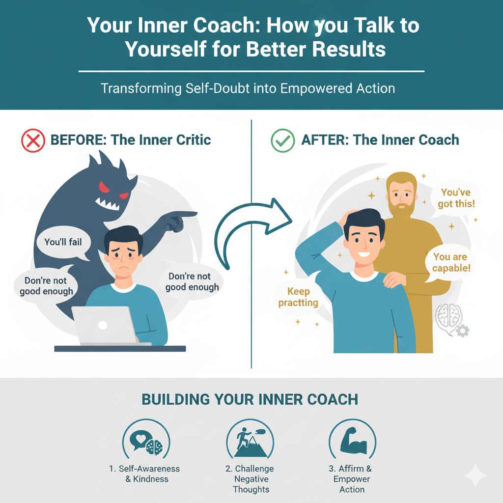 Your Inner Coach: How to Talk to Yourself for Better Results 🗣️🧠